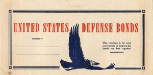 U.S. Defense Bonds Envelope